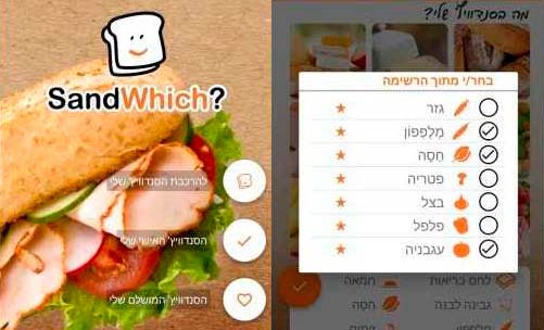 האפליקציה שתגיד להורים איזה כריך להכין לילד