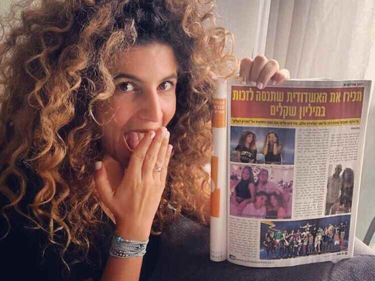טל אלקובי מהמירוץ למיליון מפרגנת למגזין