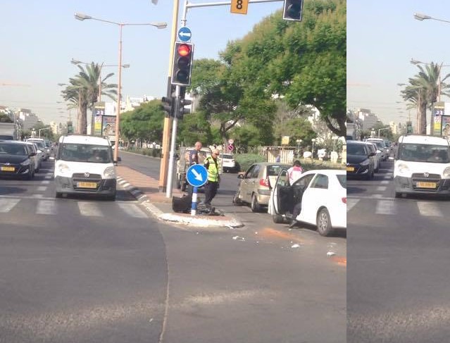 ללא הפסקה: עוד תאונה בשד' בני ברית, פצוע במקום