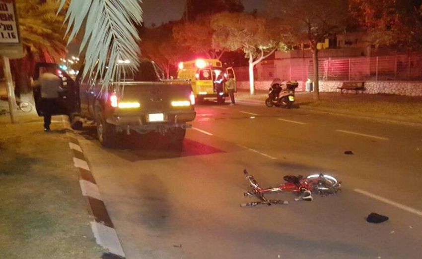 שד' הרצל: רוכב אופניים נהרג לאחר פגיעת רכב