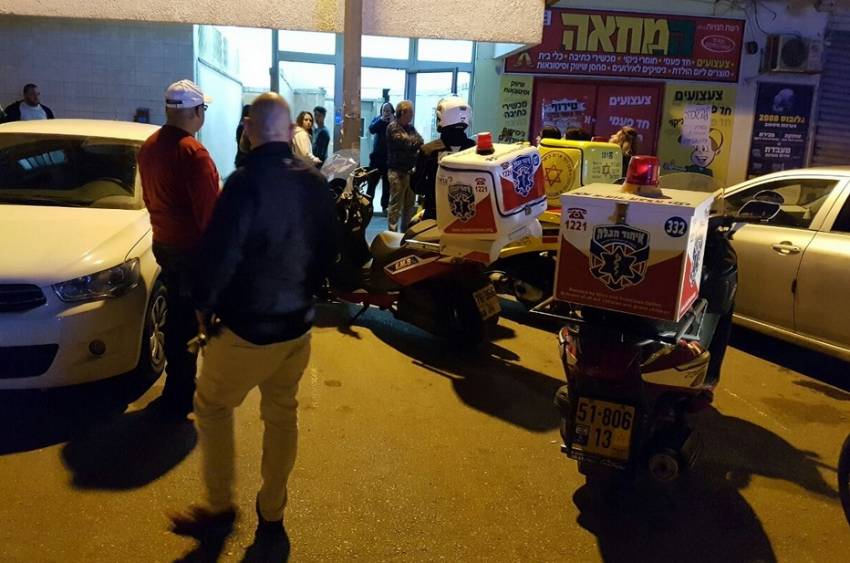 אירוע דקירות ברוגוזין: פצוע במקום