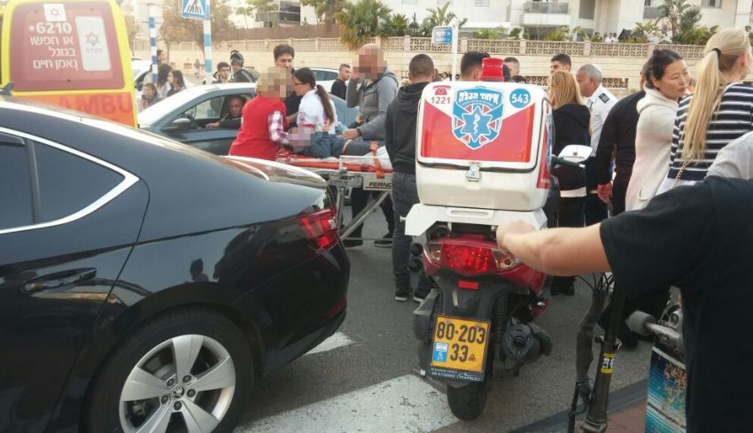 תאונת דרכים שניה להיום: ילדה בת 7 נפגעה באופן בינוני