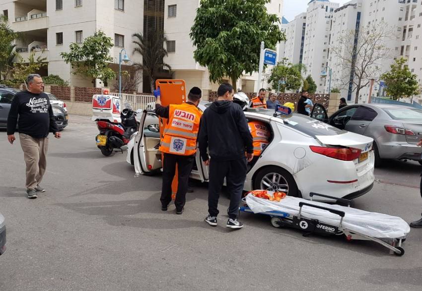 תאונת דרכים בסיטי - פצוע במקום