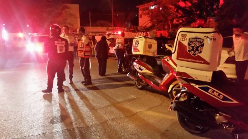 ארבעה נפצעו בשריפה בבניין מגורים באשדוד