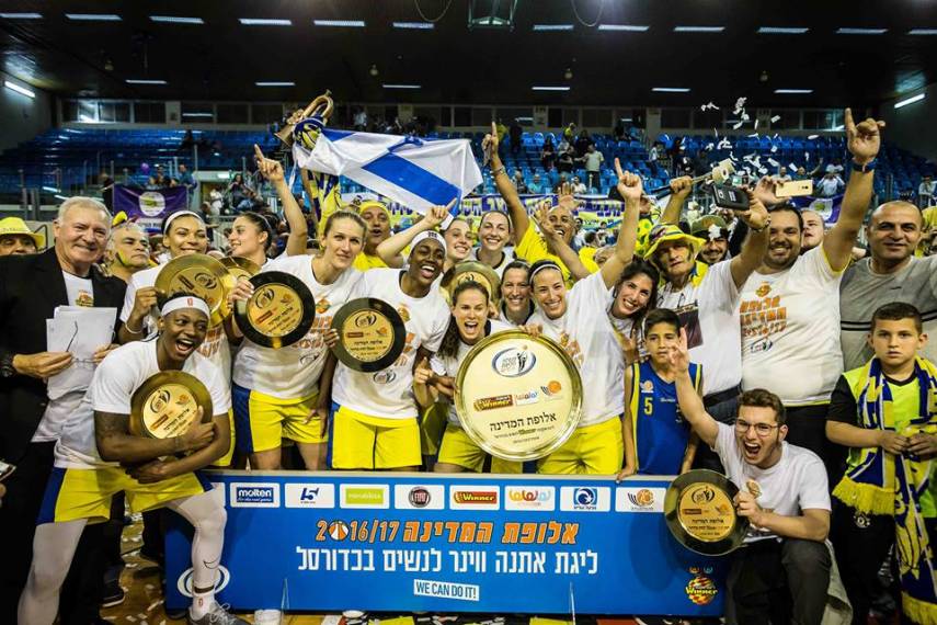 האלופה!! מכבי בן אשדוד אלופת המדינה בכדורסל בפעם החמישית בתולדותיה
