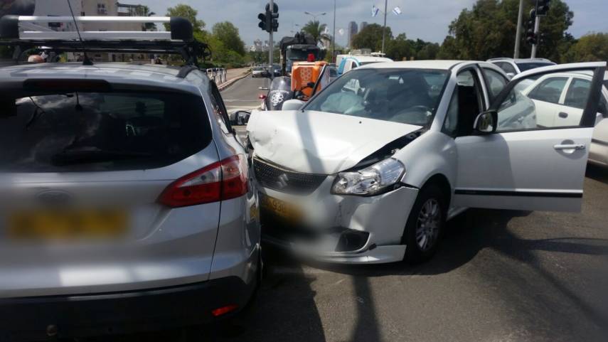 4 פצועים בתאונת דרכים בצומת בני ברית/הפלמ"ח