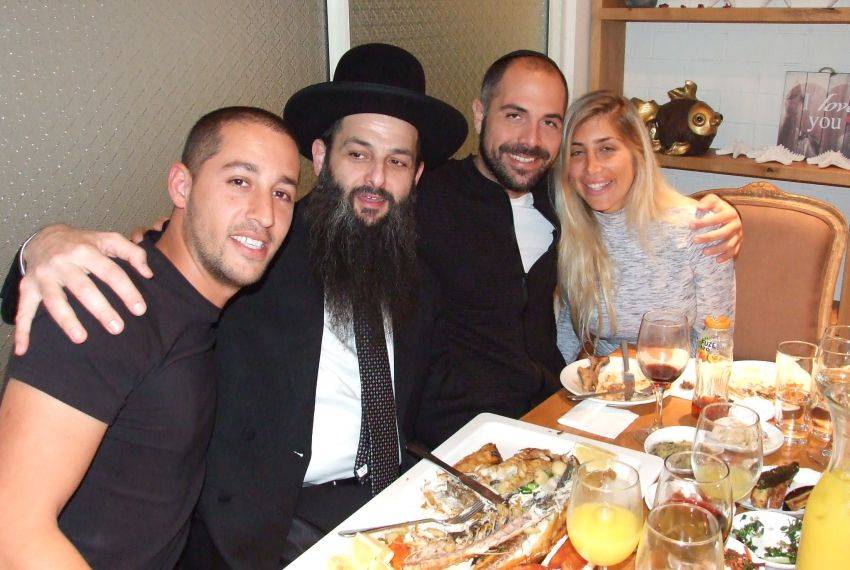 מעיין ואביחי נחתו במסעדת "בני הדייג"