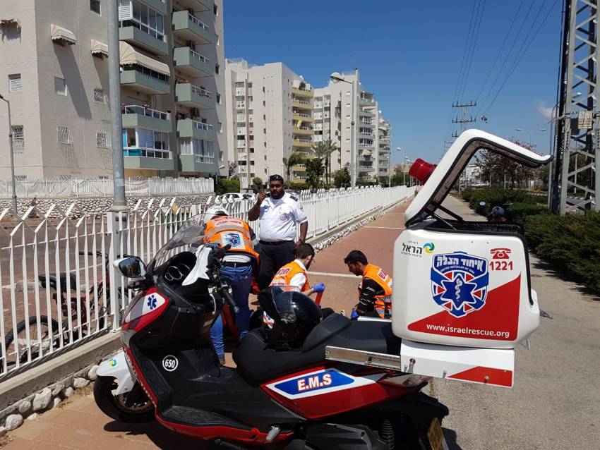 תאונה שלישית מהבוקר: רוכב אופנוע נפצע
