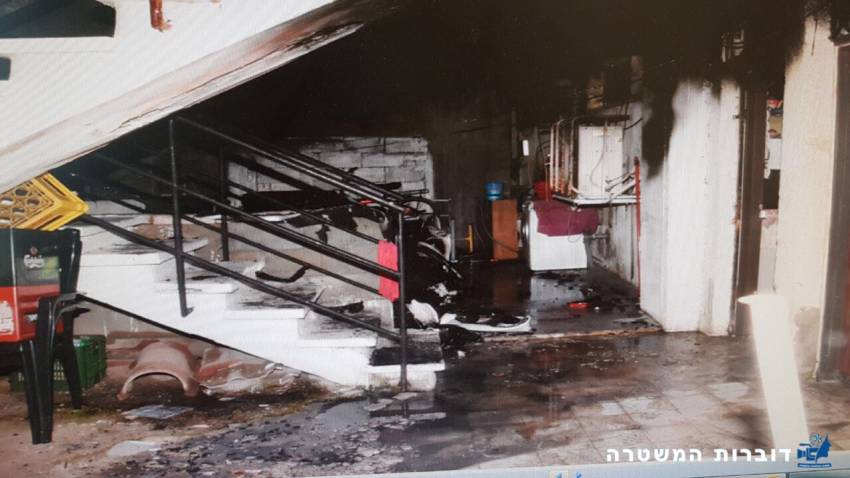 3 נעצרו בחשד להצתה מכוונת של מבנה