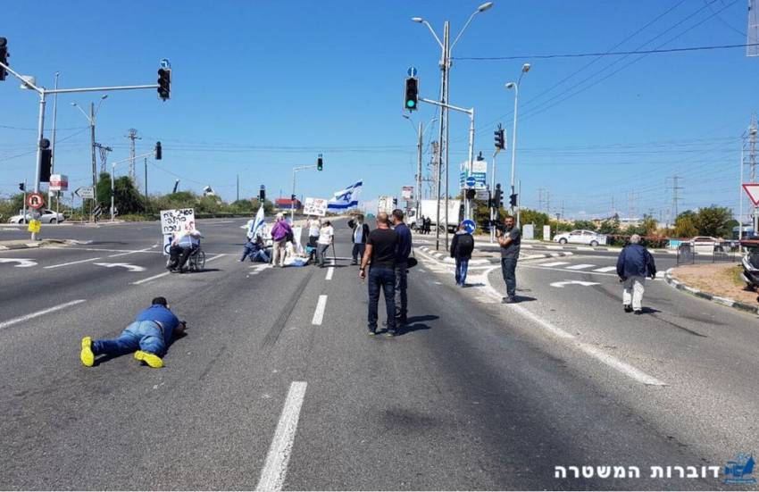 הפגנת הנכים חוזרת היום לאשדוד - צפוי לעומסי תנועה כבדים