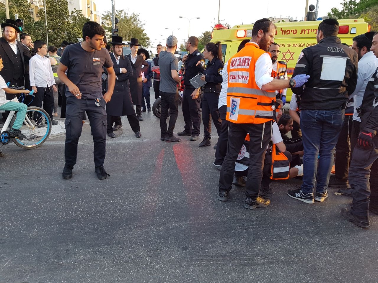 רכב פגע בחוזקה בילד בן 9 ופצע אותו