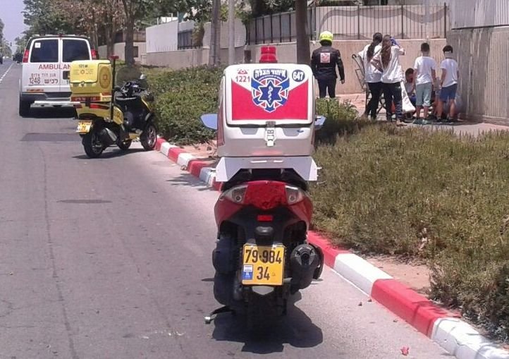 תאונת דרכים בין 2 רוכבי אופניים