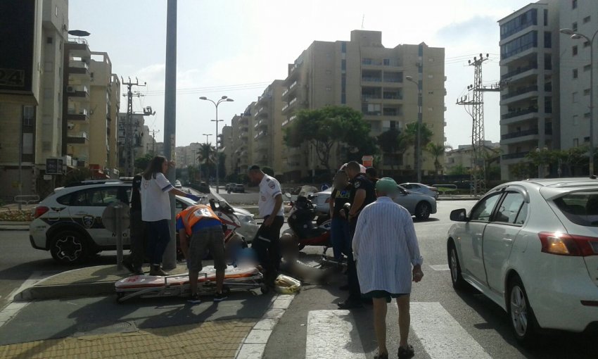 שוב תאונה במעורבות רוכב אופניים
