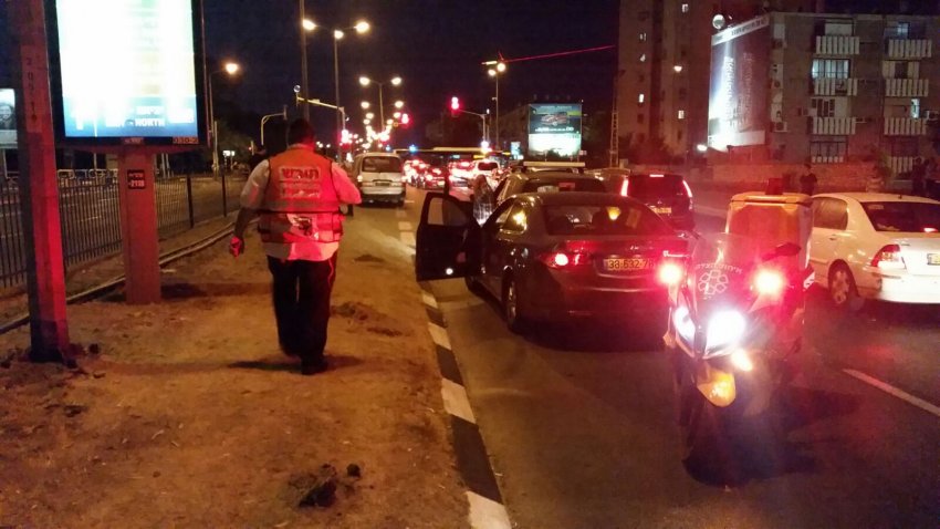 בעקבות תאונה: עומס כבד בשד' בני ברית באשדוד