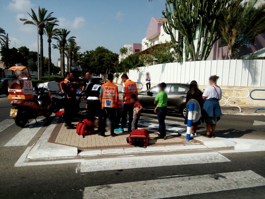 רוכב אופנוע איבד שליטה ונפצע בתאונת דרכים
