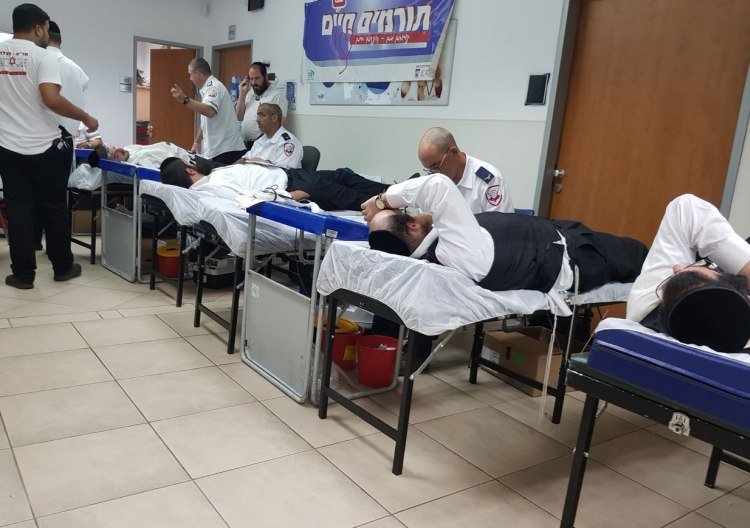 100 מנות דם נתרמו על ידי תושבי אשדוד