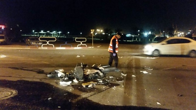 תאונת פגע וברח ברחוב הטיילת - הנהג הסגיר את עצמו