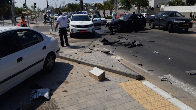 שעה עברה מאז שהצומת המסוכן רומזר ותאונה התרחשה במקום