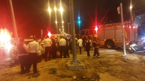 במהלך הלילה: שני פצועים בתאונת דרכים קשה