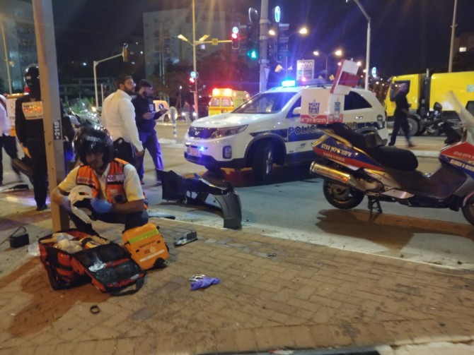פצוע בתאונת דרכים קשה באשדוד