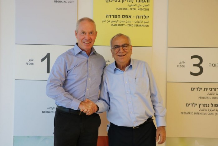 שר הבינוי יואב גלנט ביקר בבית החולים אסותא אשדוד