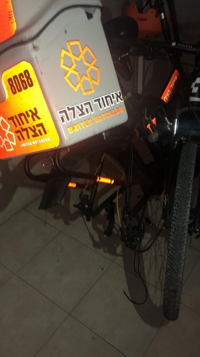גנבו את האופניים של מתנדב איחוד הצלה