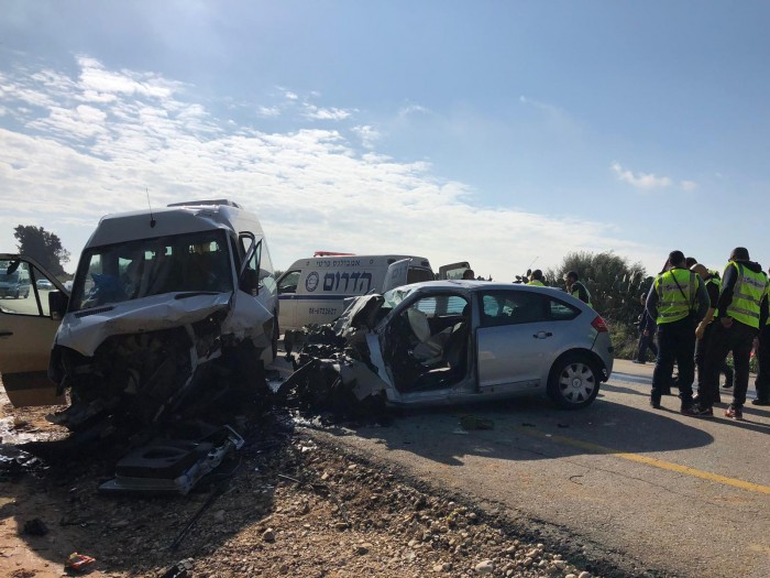 אב ובנו ממושב בני דרום שליד אשדוד מתו בתאונה