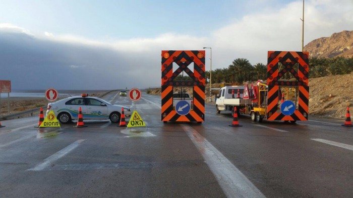 בעקבות מזג האוויר הסוער המשטרה בהודעה מיוחדת לציבור