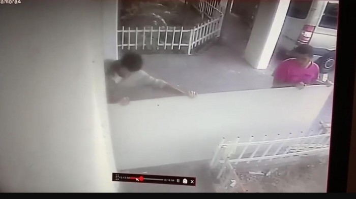 באמצע היום באין מפריע גנבו קירות גבס מתושבת העיר - צפו