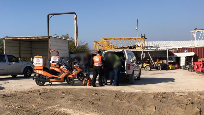 תאונת עבודה קשה באשדוד