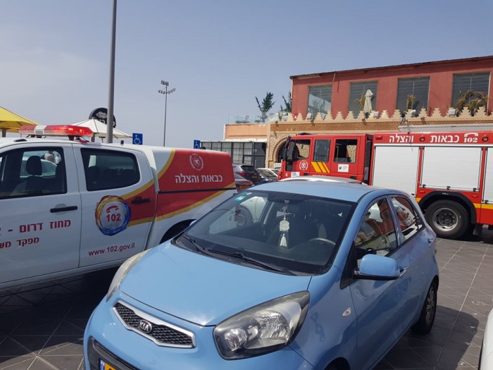 לוחמי האש הוזעקו ל"בלו קאסל"