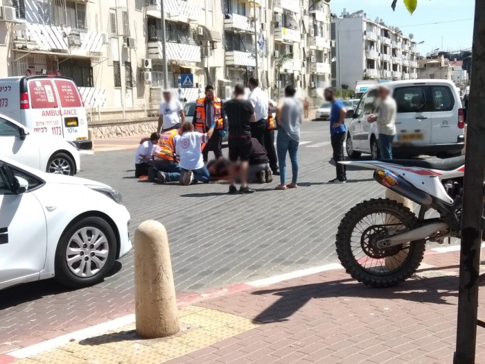 רוכב קורקינט נדרס על ידי רכב פרטי